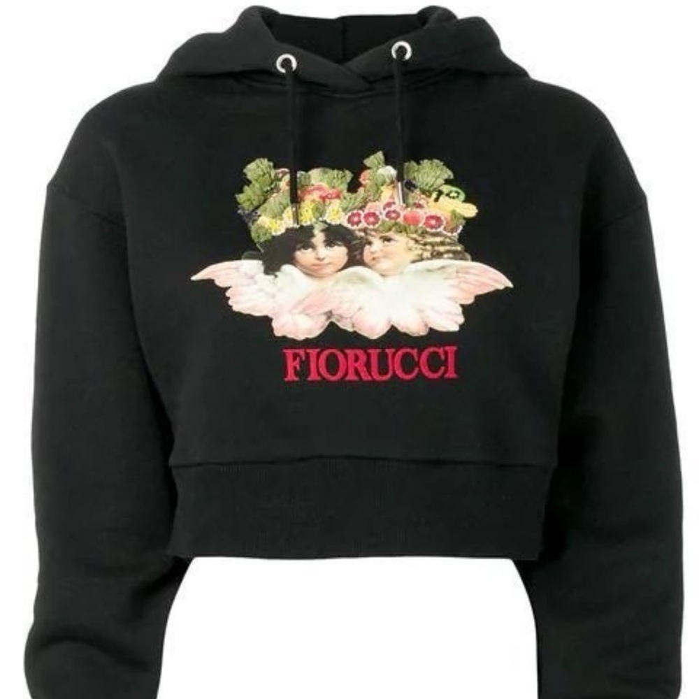 LIKE NEW FIORUCCI CROPPED HOODIE - Picture 2 of 6